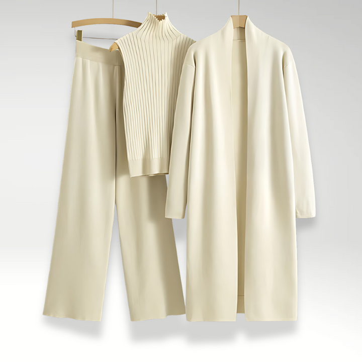 Aveline — Three-Piece Knit Set