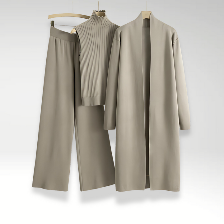 Aveline — Three-Piece Knit Set