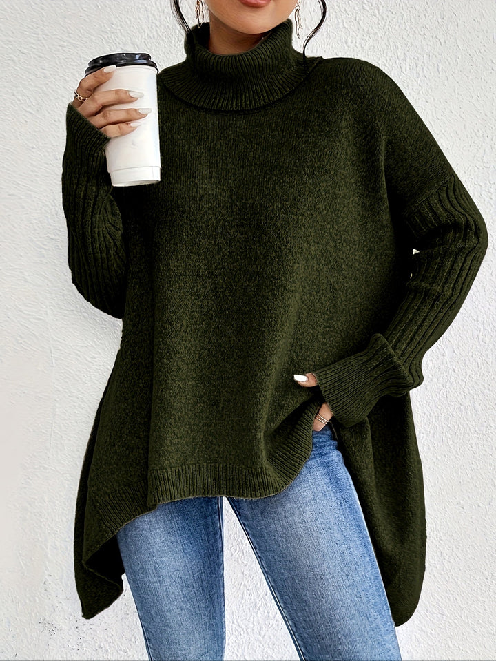 Isolde — Long Sleeve High Neck Sweater
