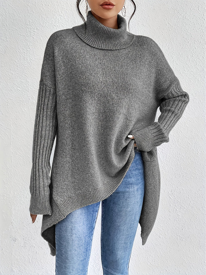 Isolde — Long Sleeve High Neck Sweater