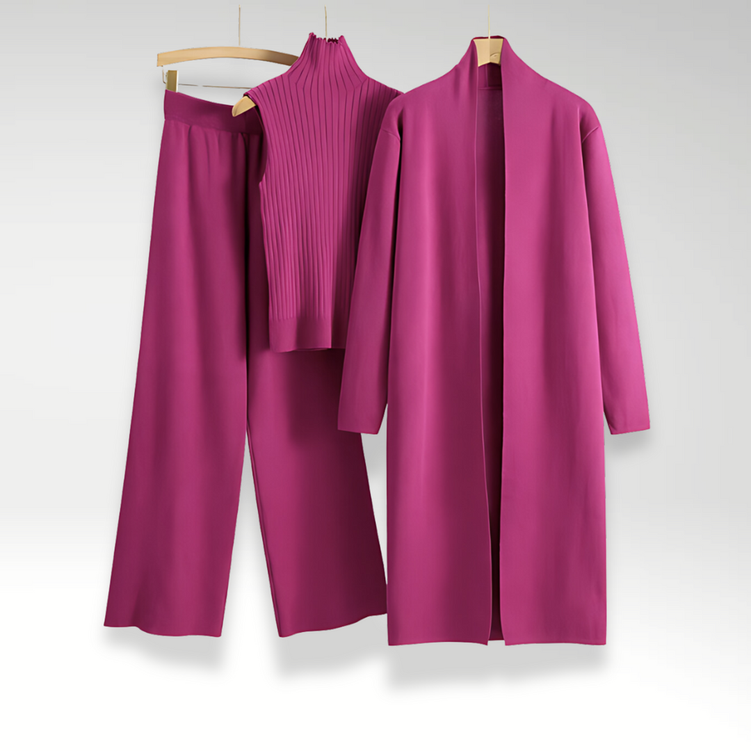 Aveline — Three-Piece Knit Set