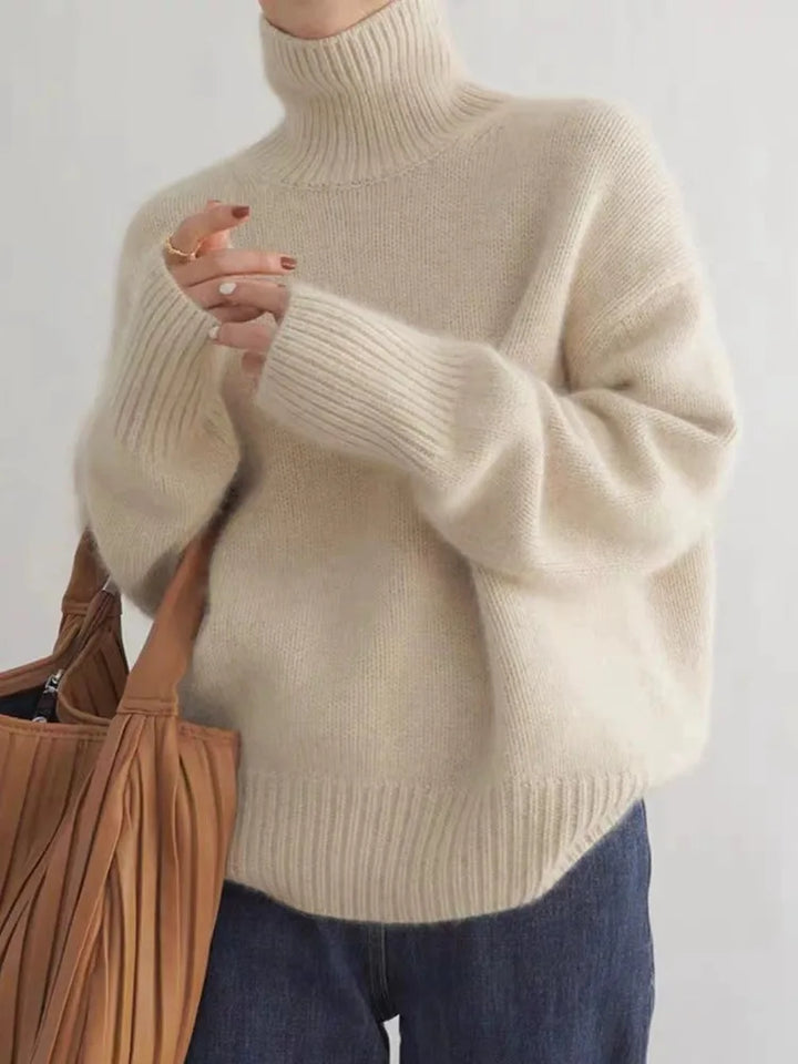 Liora — Classic Turtleneck Sweater