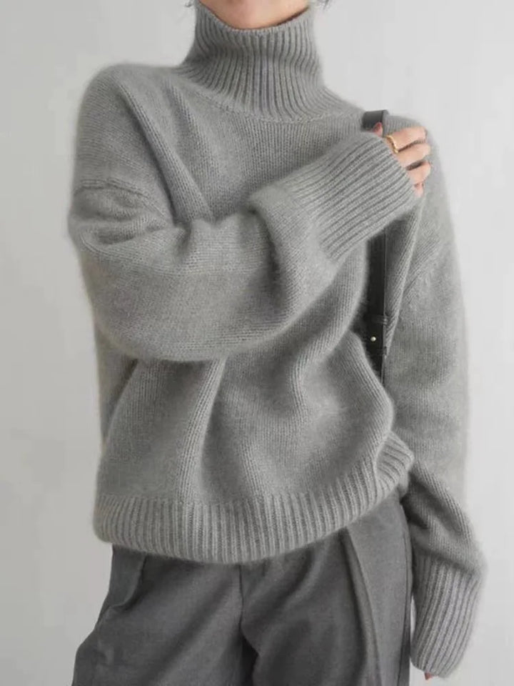 Liora — Classic Turtleneck Sweater