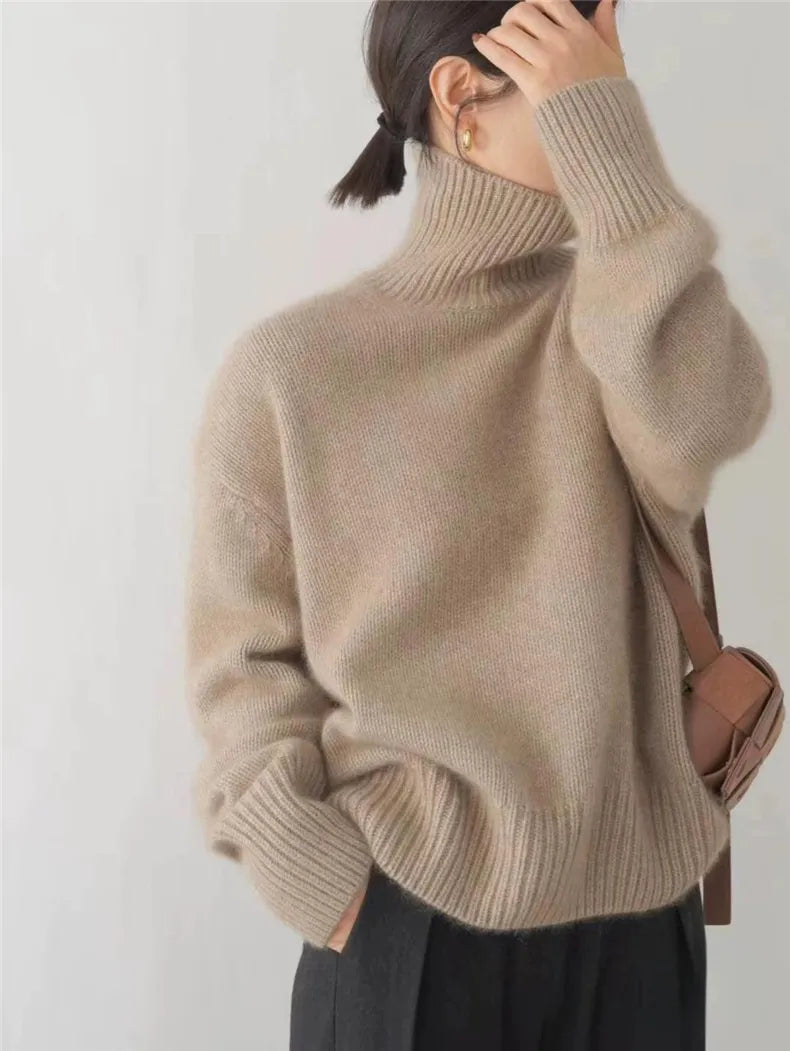 Liora — Classic Turtleneck Sweater