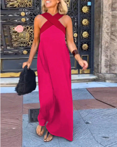 Amara — Dress with Crossed Cut