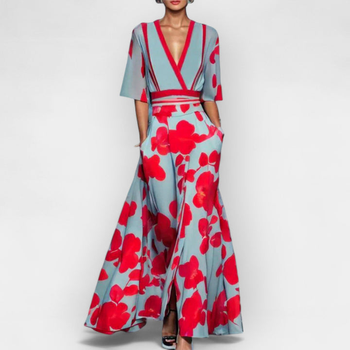 Amara — Floral Maxi Dress